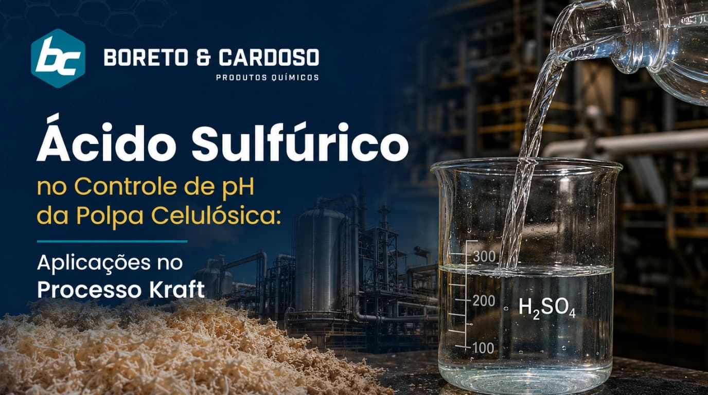 Ácido Sulfúrico no Controle de pH da Polpa Celulósica: Aplicações no Processo Kraft