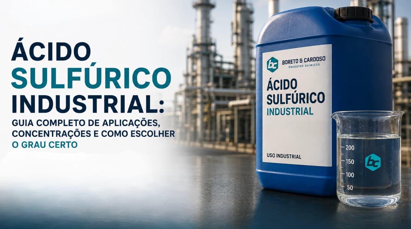 Ácido Sulfúrico Industrial: Guia Completo de Aplicações, Concentrações e Como Escolher o Grau Certo