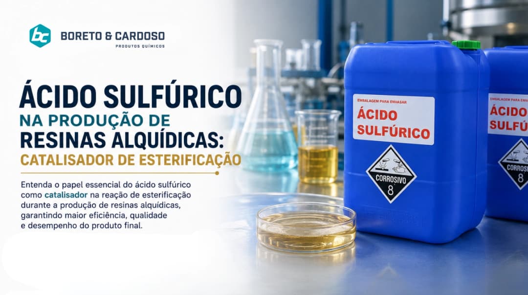 Ácido Sulfúrico na Produção de Resinas Alquídicas: Catalisador de Esterificação