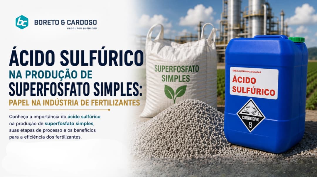 Ácido Sulfúrico na Produção de Superfosfato Simples: Papel na Indústria de Fertilizantes