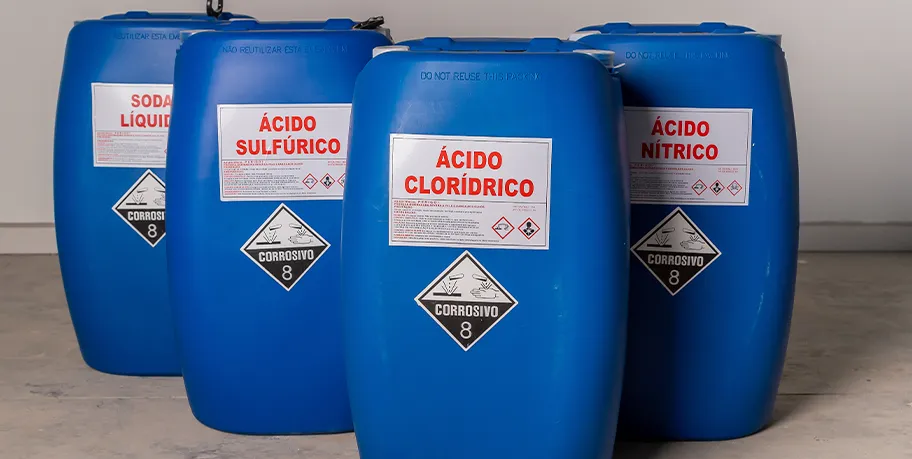 Comercialização com Ácido Clorídrico